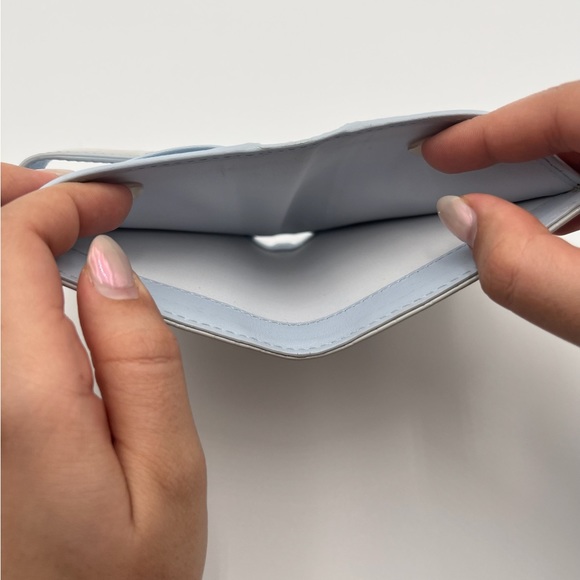 Light Blue Lady Dior Wallet - Picture 5 of 8